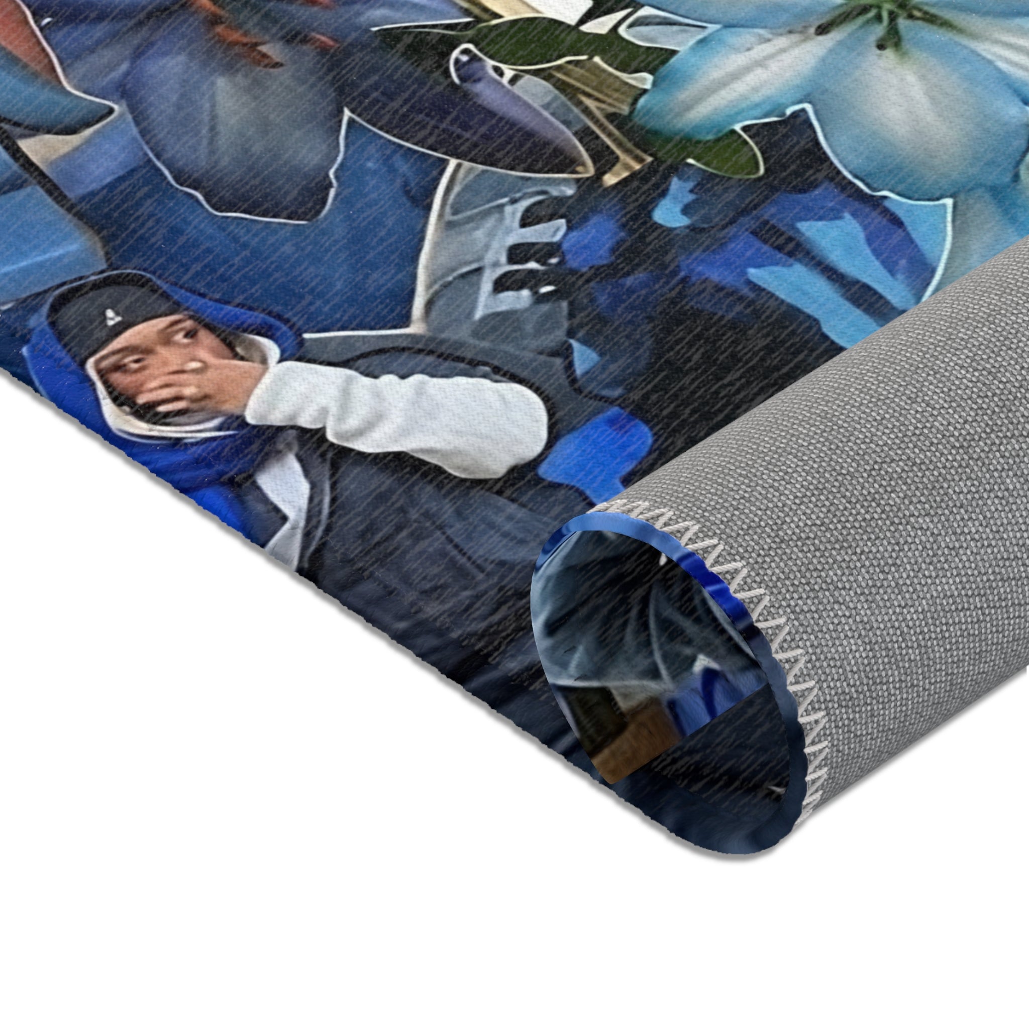 Blue Collage